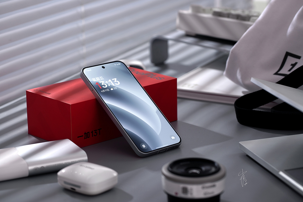 一加13T 晨雾灰（图ZMzg5MTEzMjE2） - 产品摄影 - 站酷设计师摄影师小恰原创素材 - 站酷ZCOOL