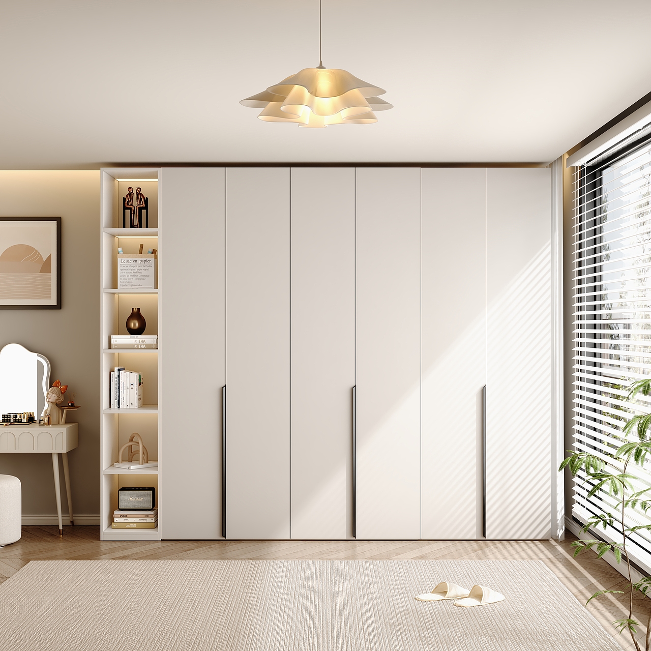 天猫京东-衣柜书桌-3D效果图