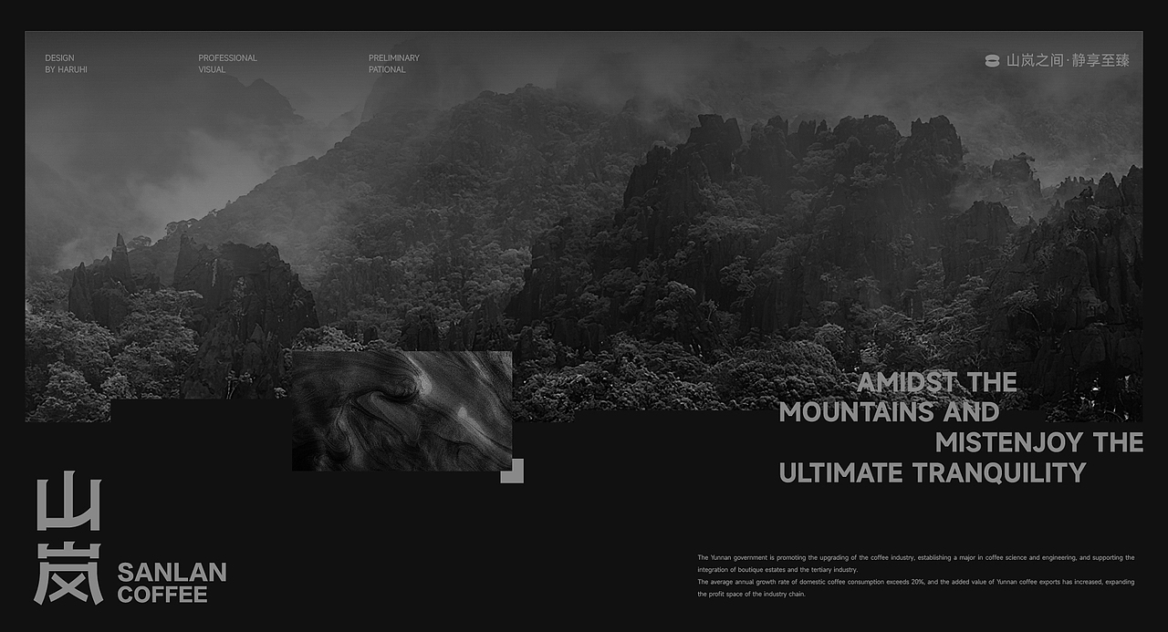山岚-咖啡品牌全案设计丨标志/VI