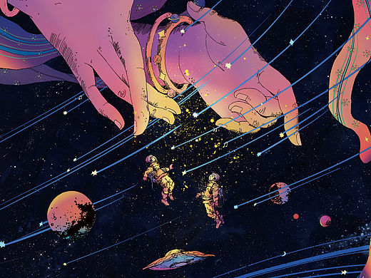 分享最近画的科幻封面创作（个人主页-ZNzE3NTkwMTI=） - 商业插画 - 站酷设计师乌卡wuka原创素材 - 站酷ZCOOL