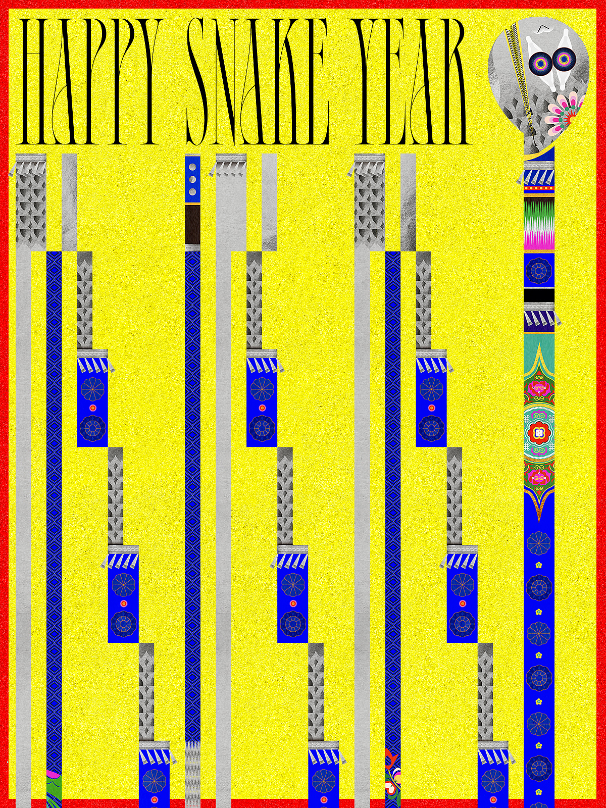 插画设计 | 龙蛇汇