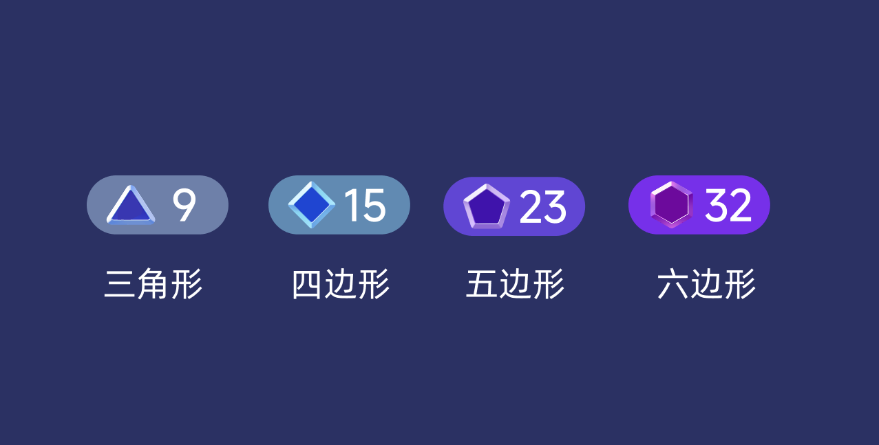 老板今天让我做一套等级徽章，一天做完，我有点慌