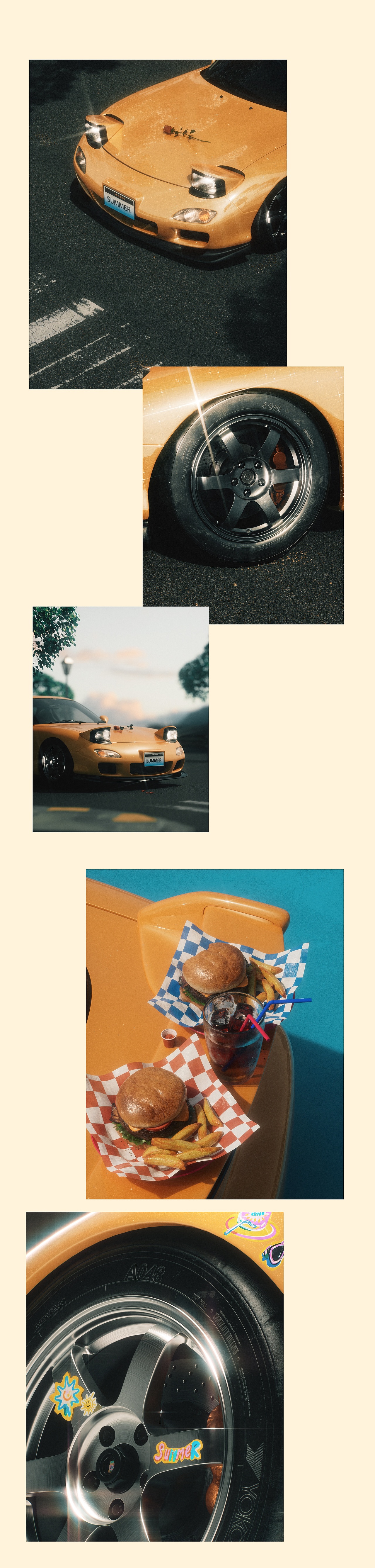 Mazda RX-7「夏天吹吹风」