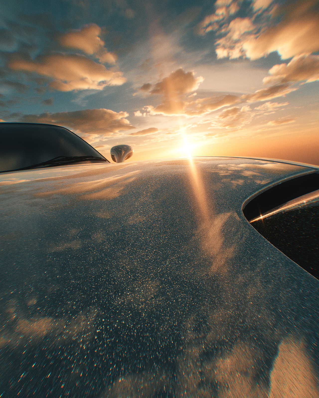 Mazda RX-7「夏天吹吹风」