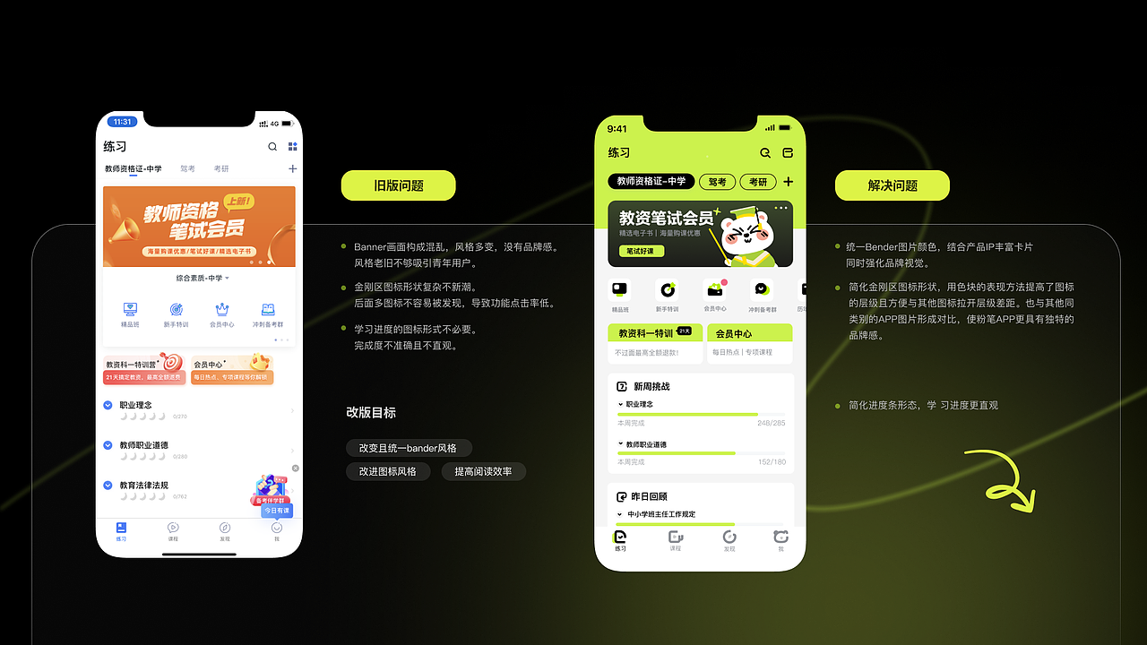 粉笔APP 改版 作品集（图ZMzg5MTU4MzUy） - APP界面 - 站酷设计师火烈巧原创素材 - 站酷ZCOOL