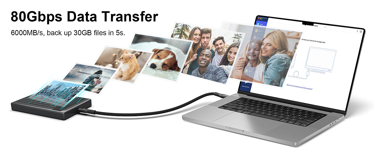 Thunderbolt 5 USB-C数据线