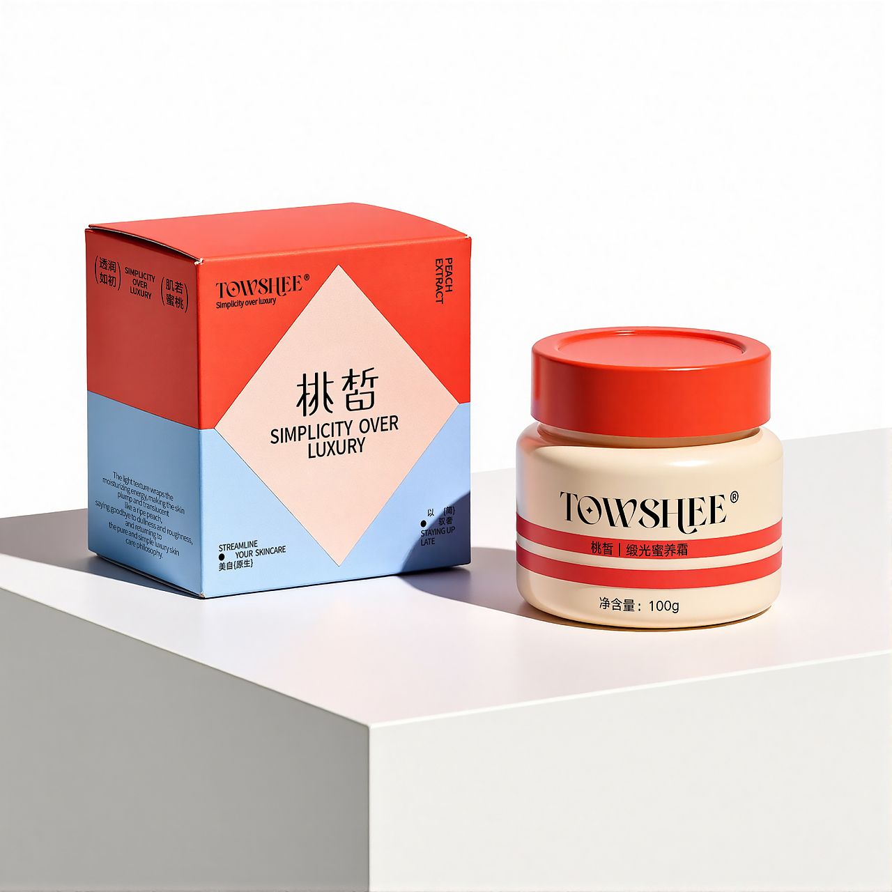 桃皙TOWSHEE | 护肤品牌设计