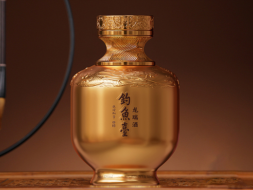 钓鱼台·龙瑞酒-白酒包装设计