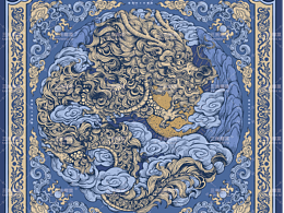 《神龙献瑞》× 丝巾&贵州白酒包装