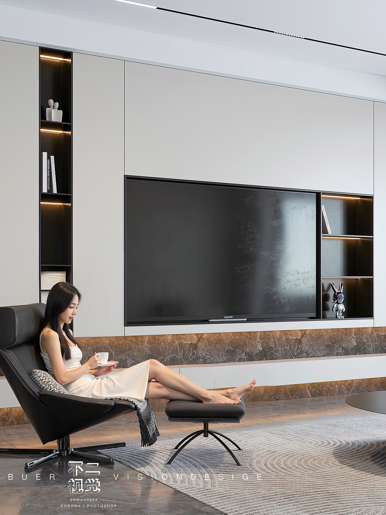 简简单单，现代客单（图ZMzg5MTgyMzIw） - 家装设计 - 站酷设计师不二设计视觉表现原创素材 - 站酷ZCOOL