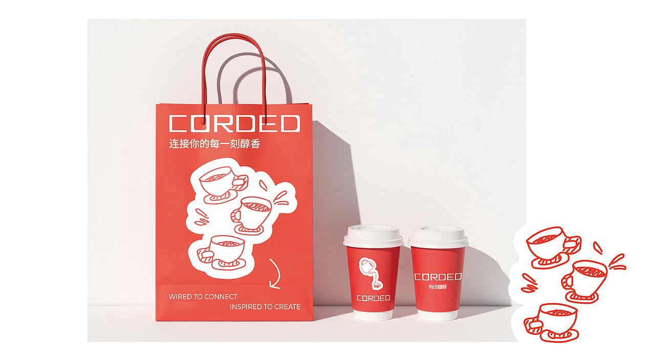 有线咖啡/咖啡品牌设计
