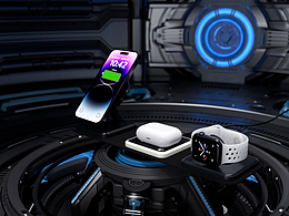 三合一苹果充电站