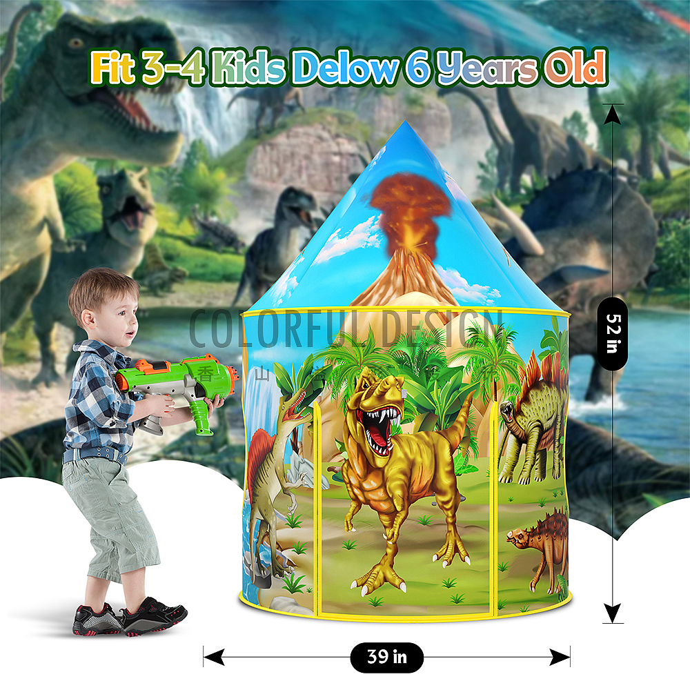 儿童帐篷-亚马逊主副图设计A+页面详情页排版精修拍摄