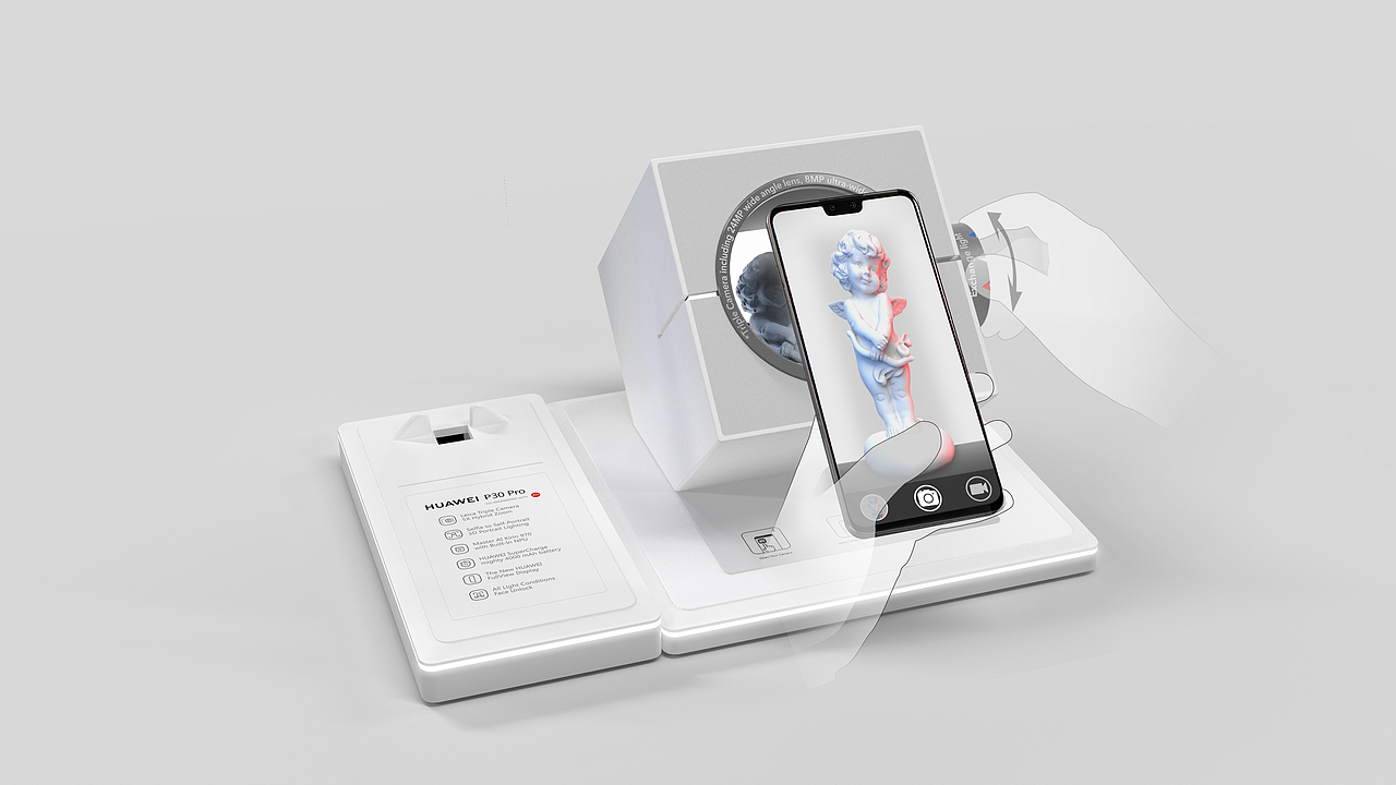华为P30 Pro 东北欧体验道具（图ZMzg5MjAwMDY4） - 展陈设计 - 站酷设计师SukeDesign原创素材 - 站酷ZCOOL
