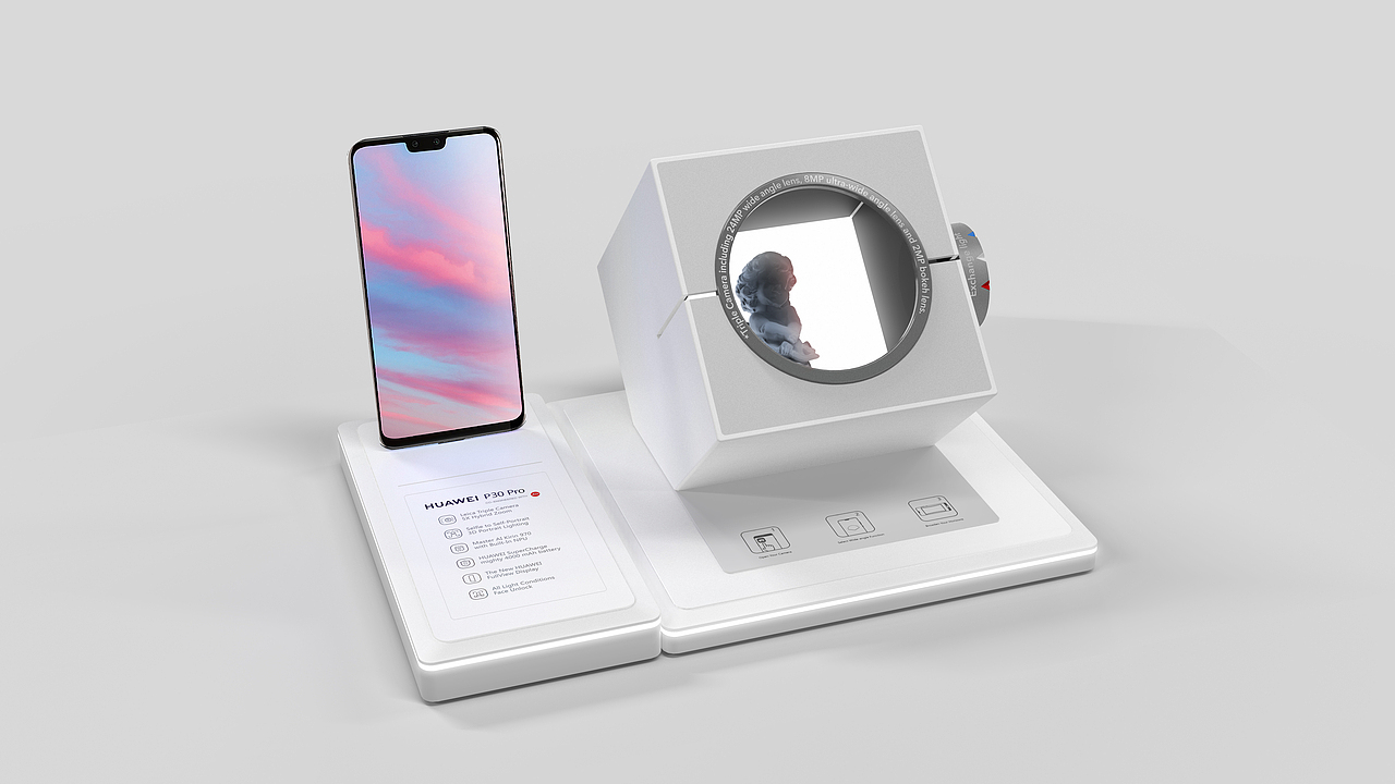 华为P30 Pro 东北欧体验道具（图ZMzg5MjAwMDYw） - 展陈设计 - 站酷设计师SukeDesign原创素材 - 站酷ZCOOL