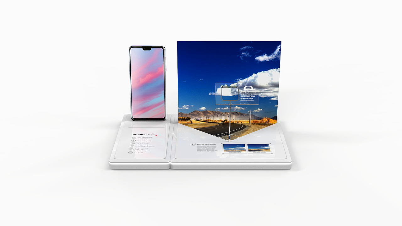 华为P30 Pro 东北欧体验道具（图ZMzg5MjAwMDky） - 展陈设计 - 站酷设计师SukeDesign原创素材 - 站酷ZCOOL