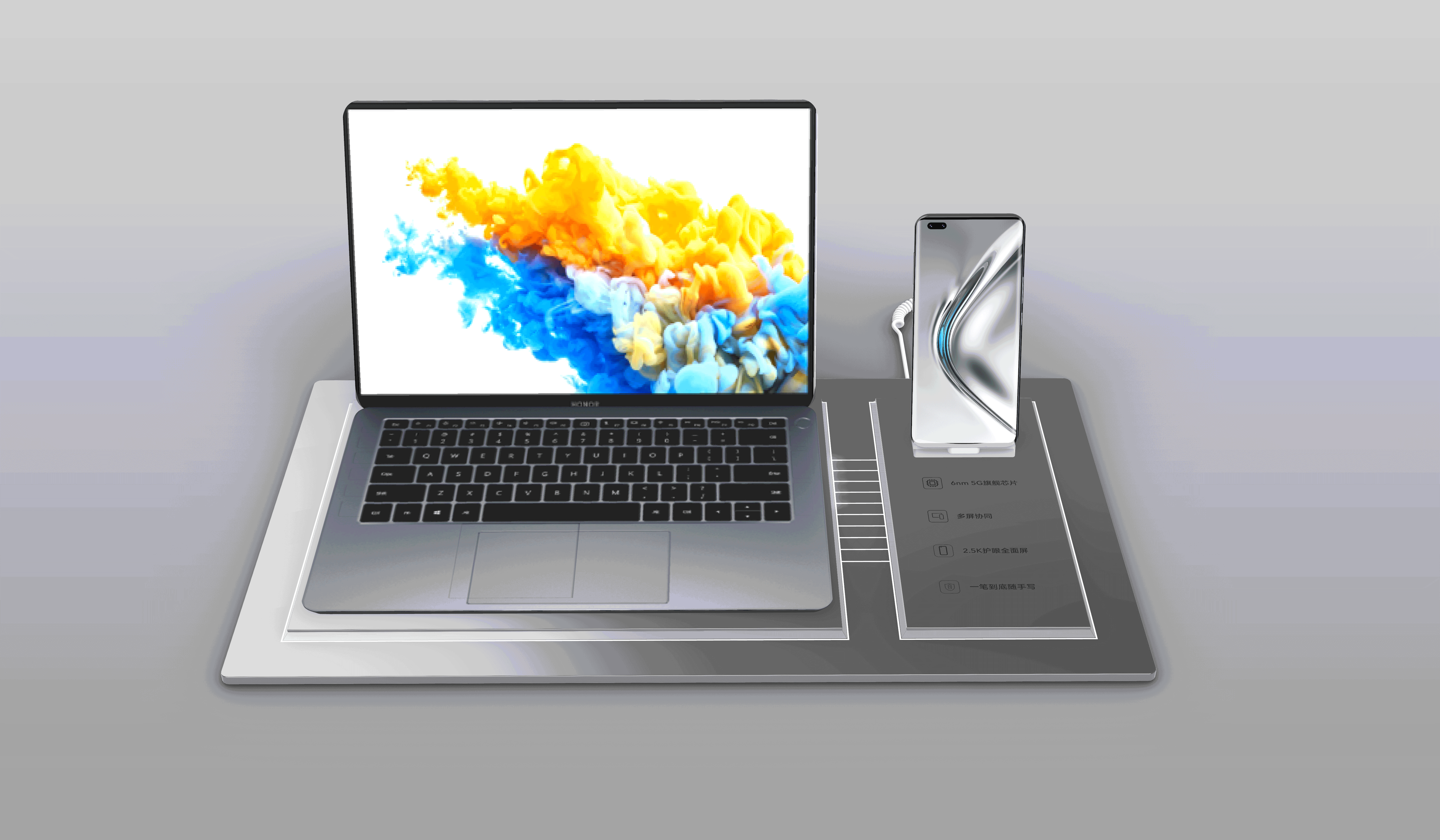 HONOR PC 联合陈列展示设计