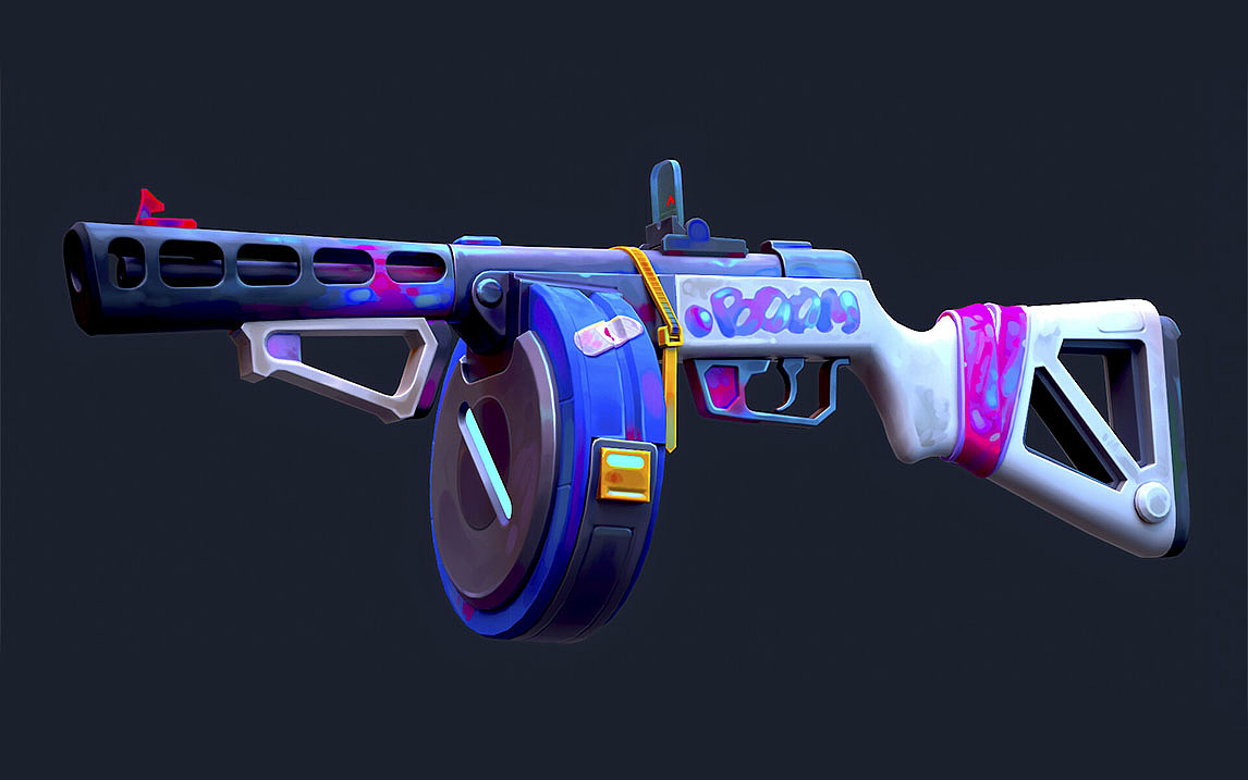 Maya-卡通霰弹枪武器模型制作教程。maya建模基础教程