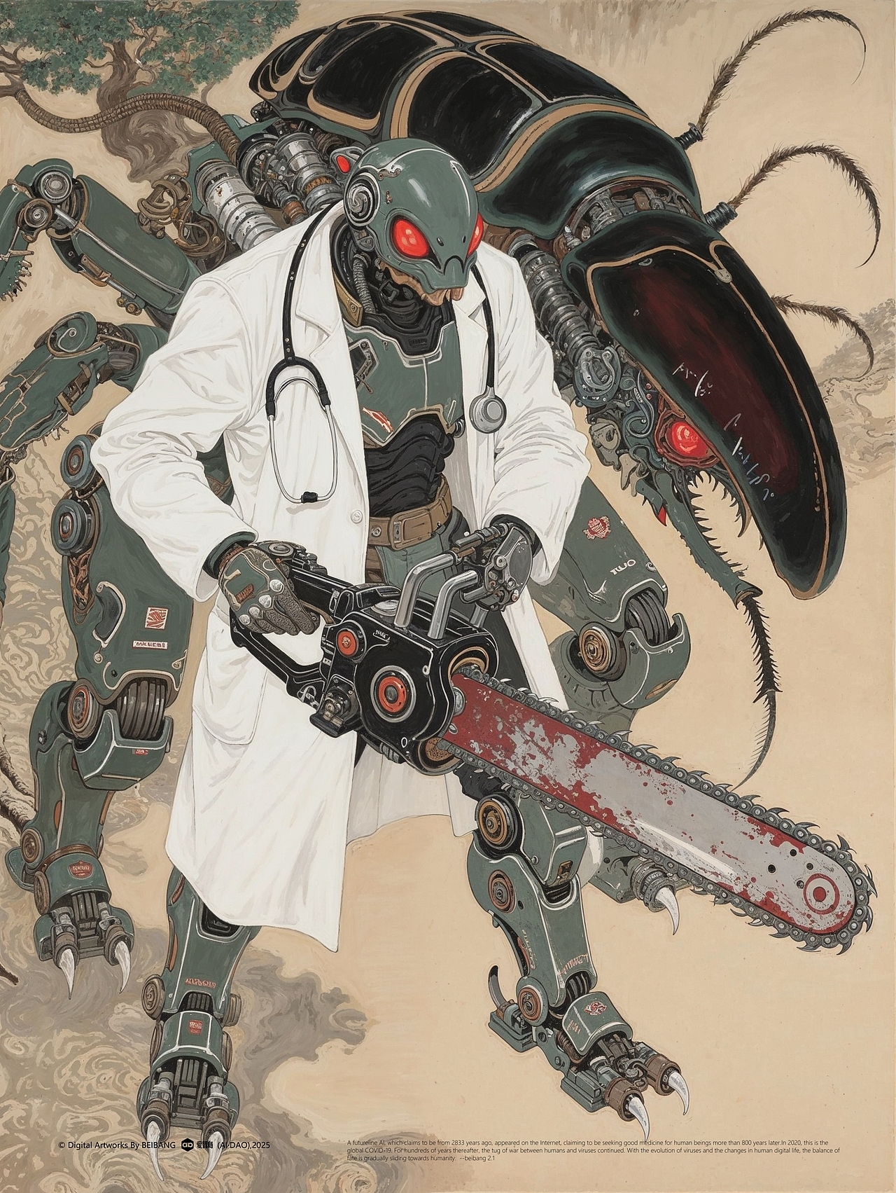 一组《虫甲人》（图ZMzg5MjMzOTky） - AI作品 - 站酷设计师北邦原创素材 - 站酷ZCOOL