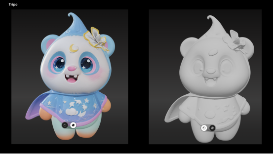 AI生成3D模型网站大对决：腾讯混元、Meshy、Tripo谁主沉浮？（图ZMTUwNjg3NTY=） - 观点 - 站酷设计师爱土豆的土拨鼠原创素材 - 站酷ZCOOL