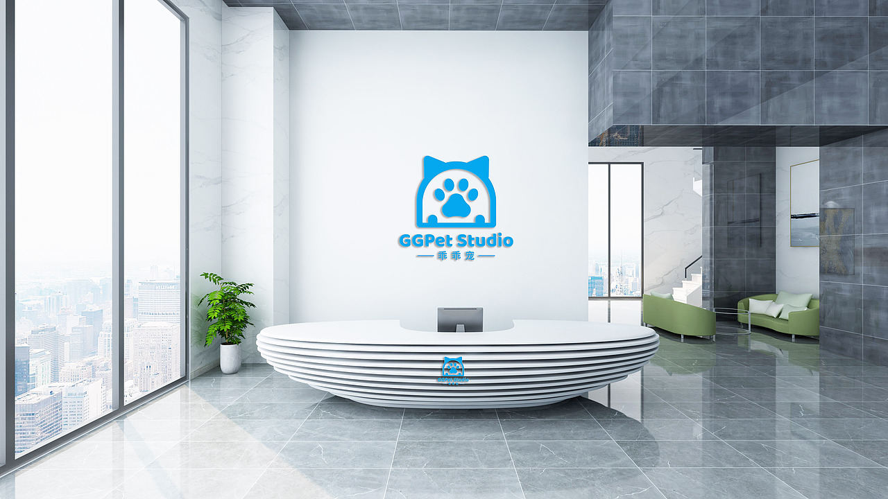 LOGO 宠物店 宠物洗护用品 宠物寄养 宠物粮食类 logo