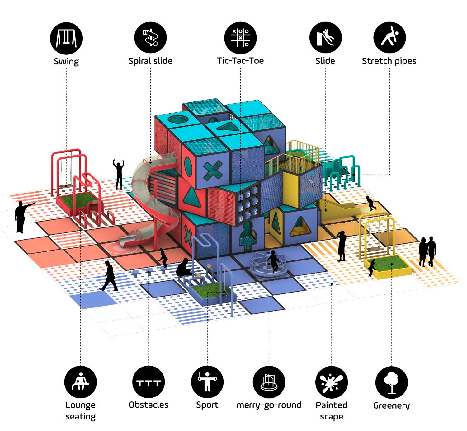 构建童趣与光影的共融场域-抚州Rubix广场|365天的好设计NO.73