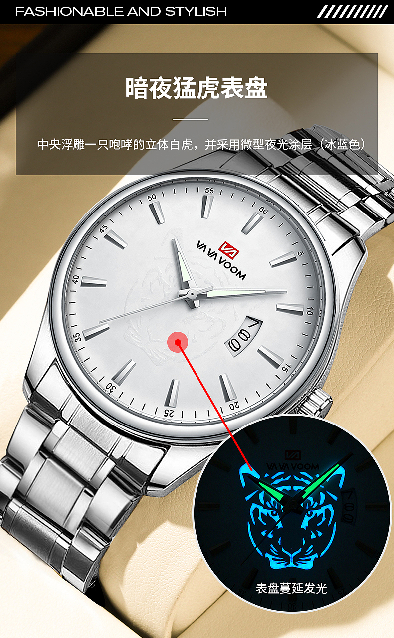 暗夜虎头手表详情页（图ZMzg5MjU0Mzky） - 电商 - 站酷设计师UI设计团子原创素材 - 站酷ZCOOL