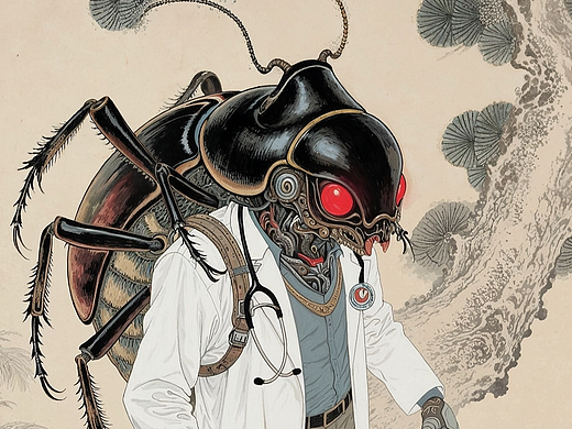 一组《虫甲人》