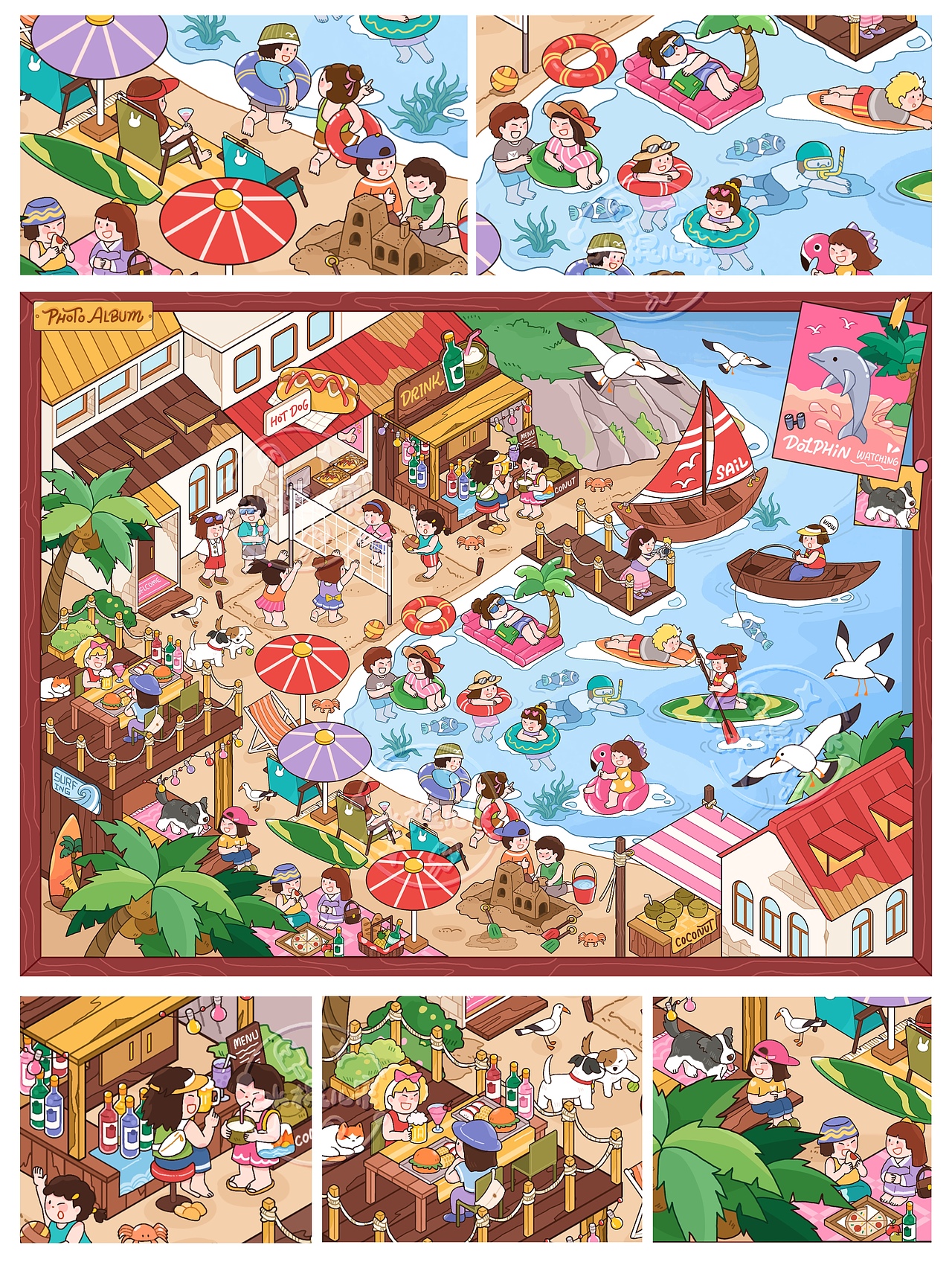 近日合集2.5D（图ZMzg5MjYwMzQ0） - 儿童插画 - 站酷设计师冰棍儿宋原创素材 - 站酷ZCOOL