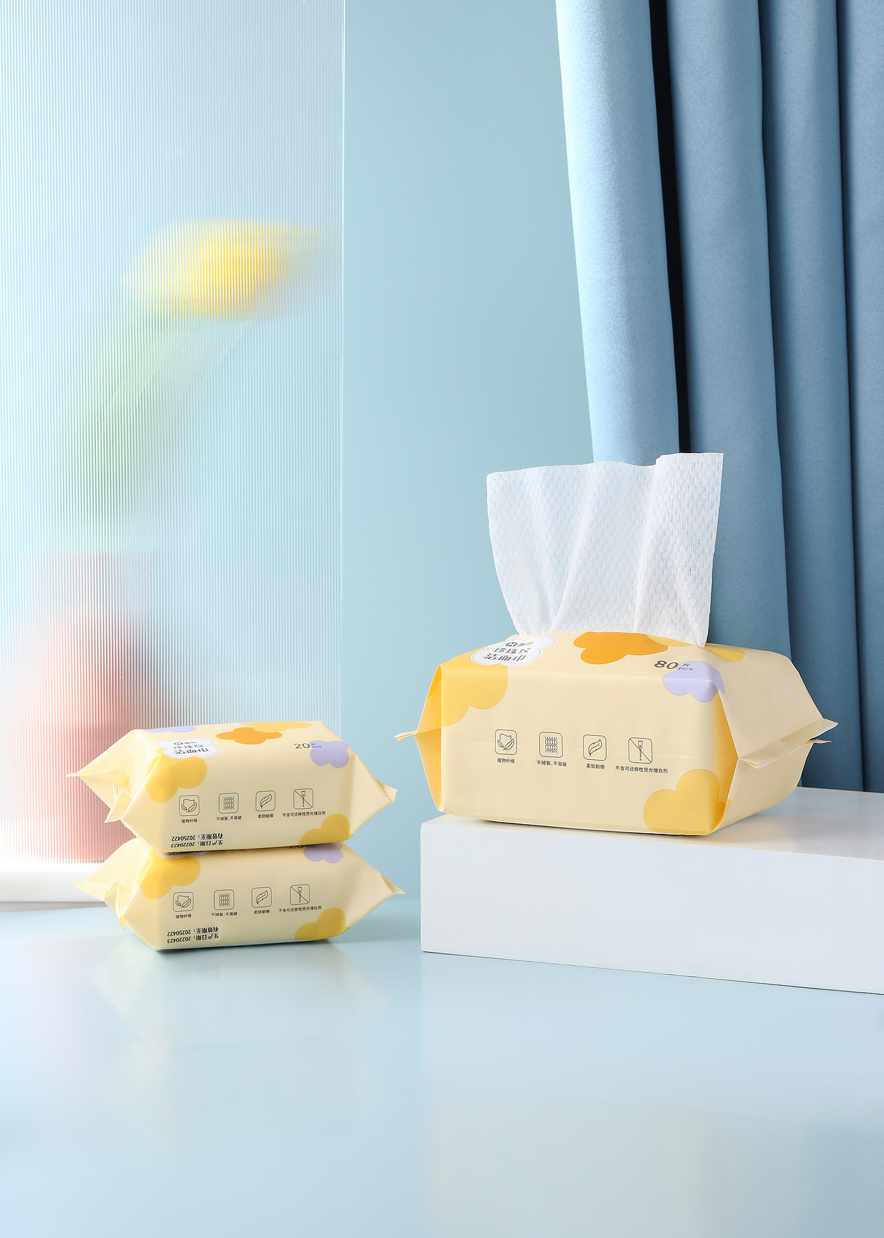 京东惠寻洁面巾の静物拍摄（图ZMzg5MjY5NDA4） - 产品摄影 - 站酷设计师云端生活美学原创素材 - 站酷ZCOOL