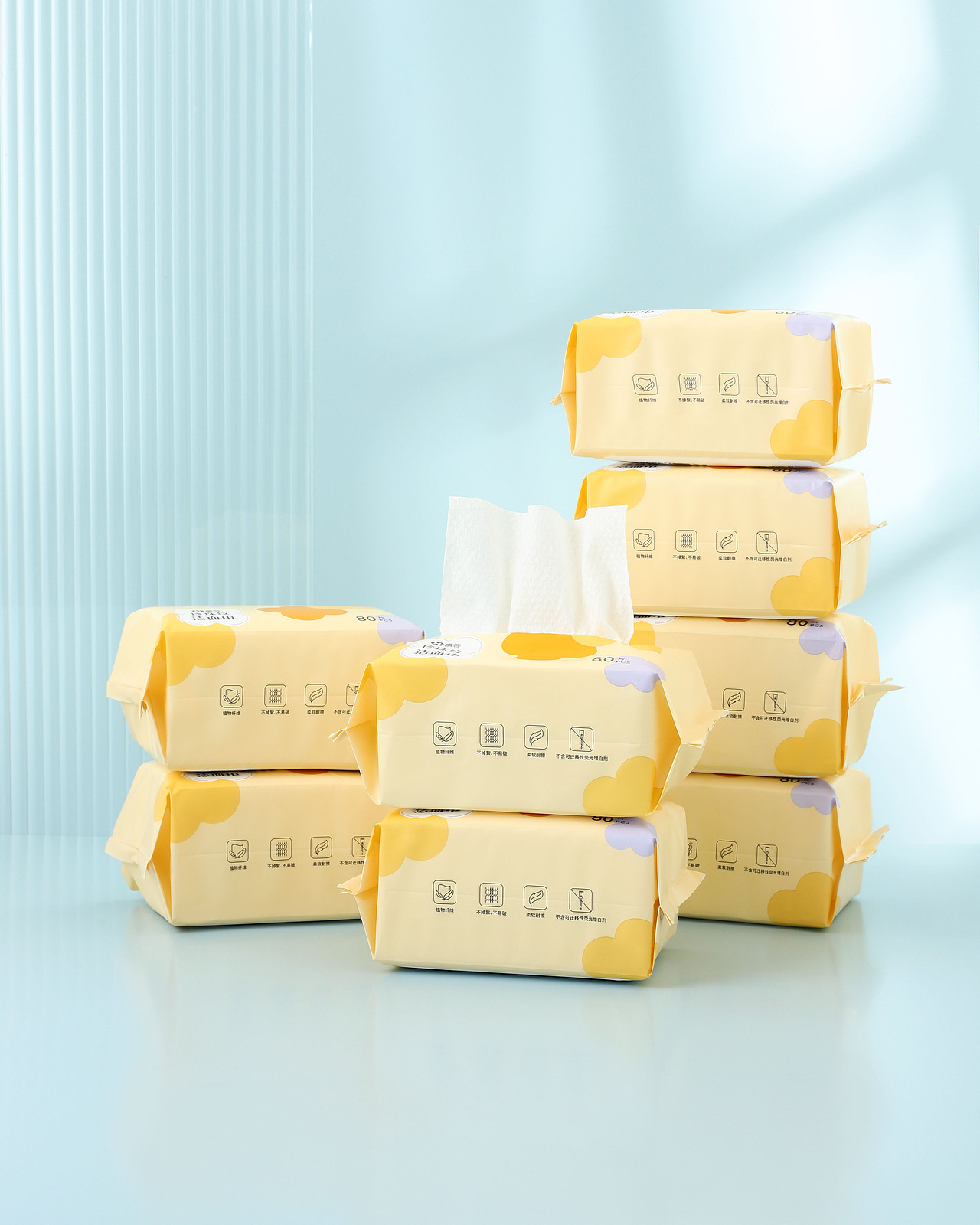 京东惠寻洁面巾の静物拍摄（图ZMzg5MjcxMzA0） - 产品摄影 - 站酷设计师云端生活美学原创素材 - 站酷ZCOOL