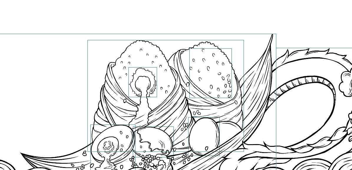 开始绘制,手绘板+鼠标绘制很麻烦