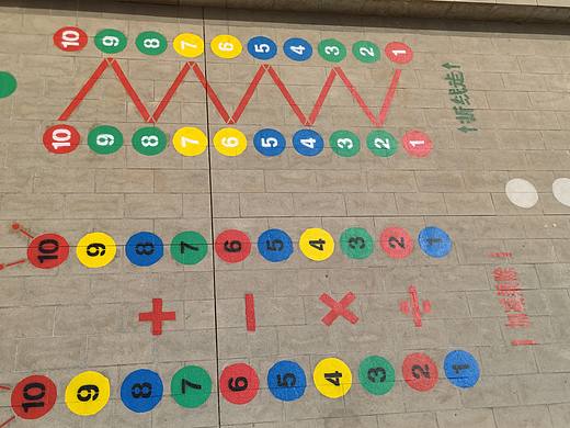 校园地面彩绘，兰州地面彩绘。