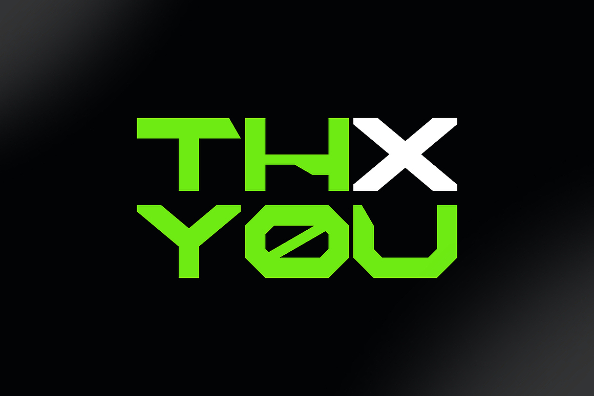 未来科幻机能赛博朋克科技游戏海报标题几何英文字体（图ZMzg5Mjk5Mjgw） - 字体/字形 - 站酷设计师最西文集原创素材 - 站酷ZCOOL