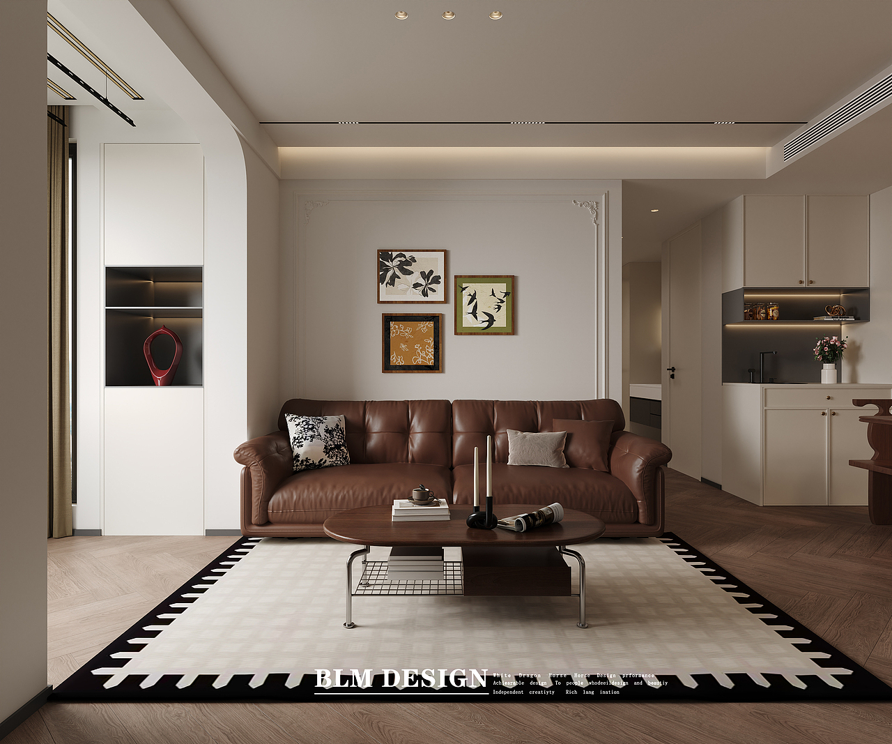 现代--白龙马效果图