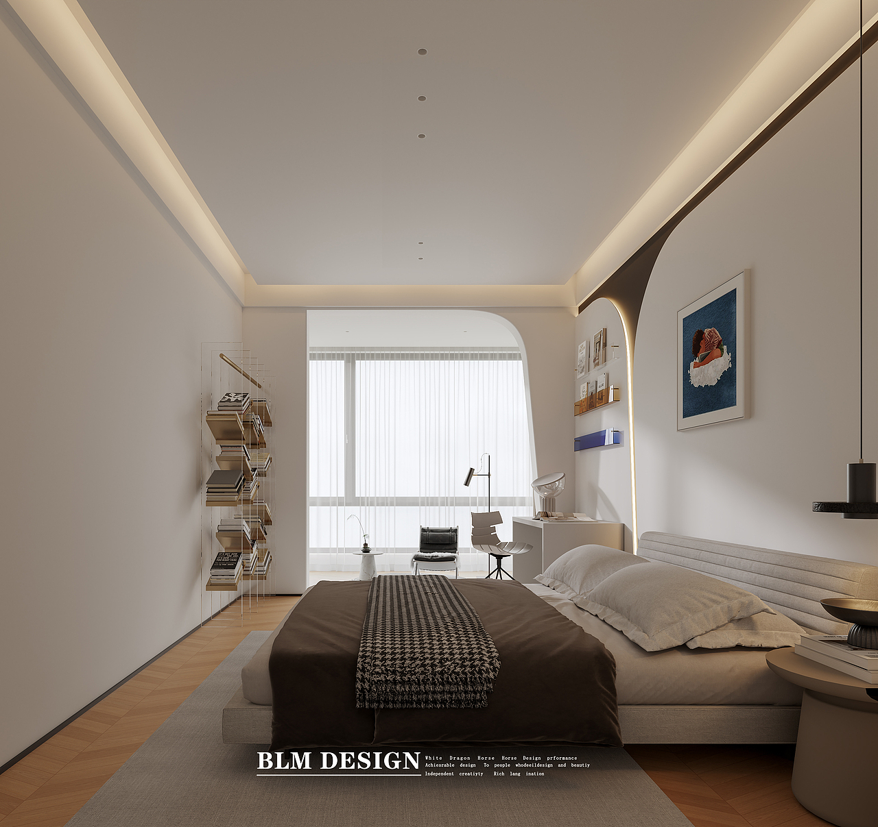 现代--白龙马效果图