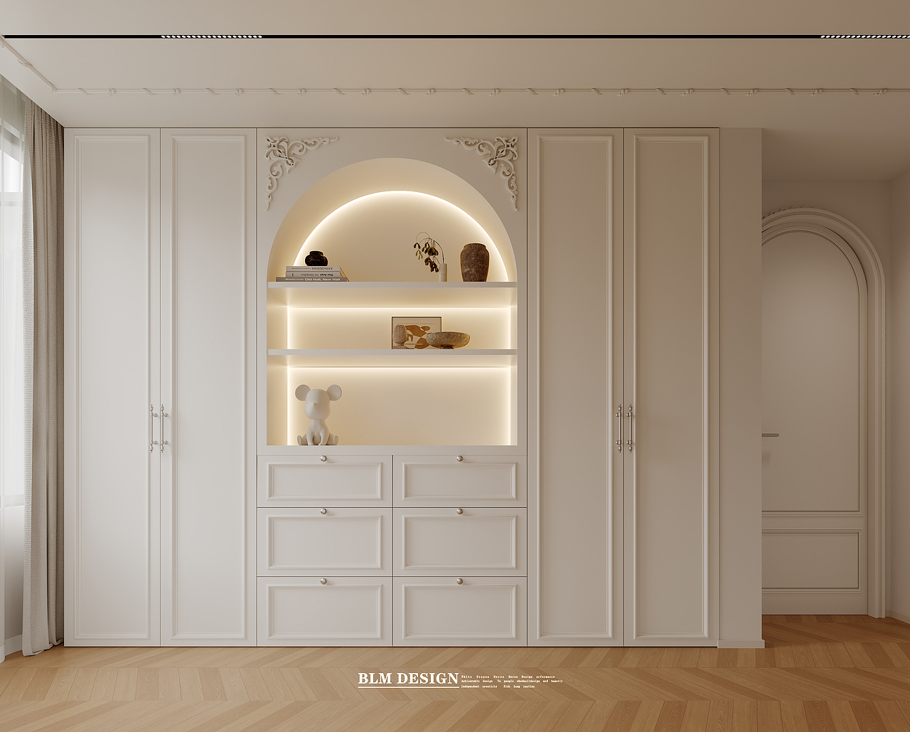 现代--白龙马效果图