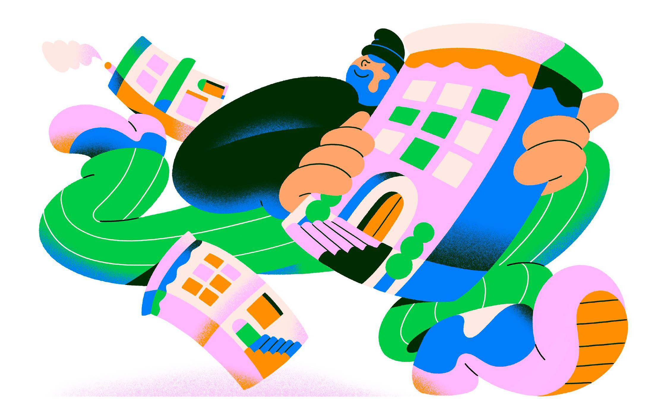 溢出画面的chill气息 - 美国插画家Spencer Gabor的插画作品｜365天的好设计NO.75（图ZMTUwNjk4OTY=） - 观点 - 站酷设计师站酷资讯原创素材 - 站酷ZCOOL