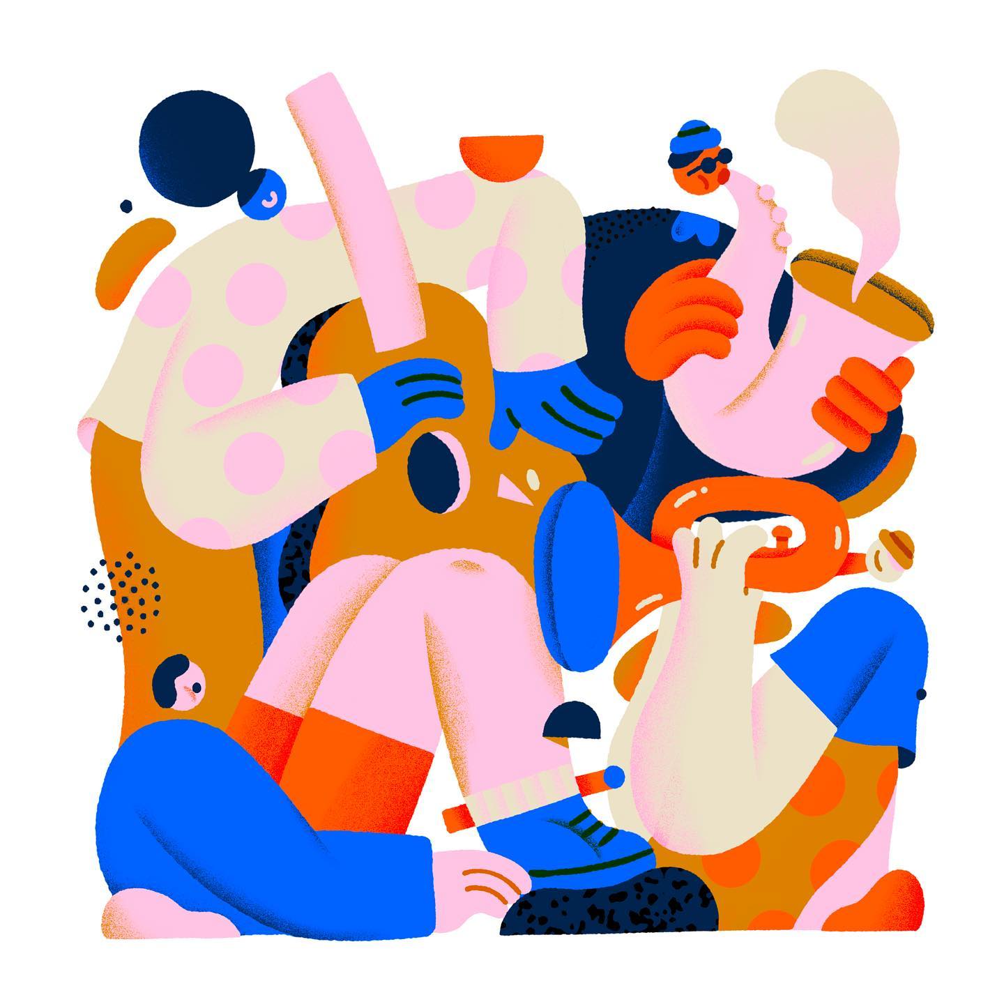 溢出画面的chill气息 - 美国插画家Spencer Gabor的插画作品｜365天的好设计NO.75（图ZMTUwNjk5MDQ=） - 观点 - 站酷设计师站酷资讯原创素材 - 站酷ZCOOL