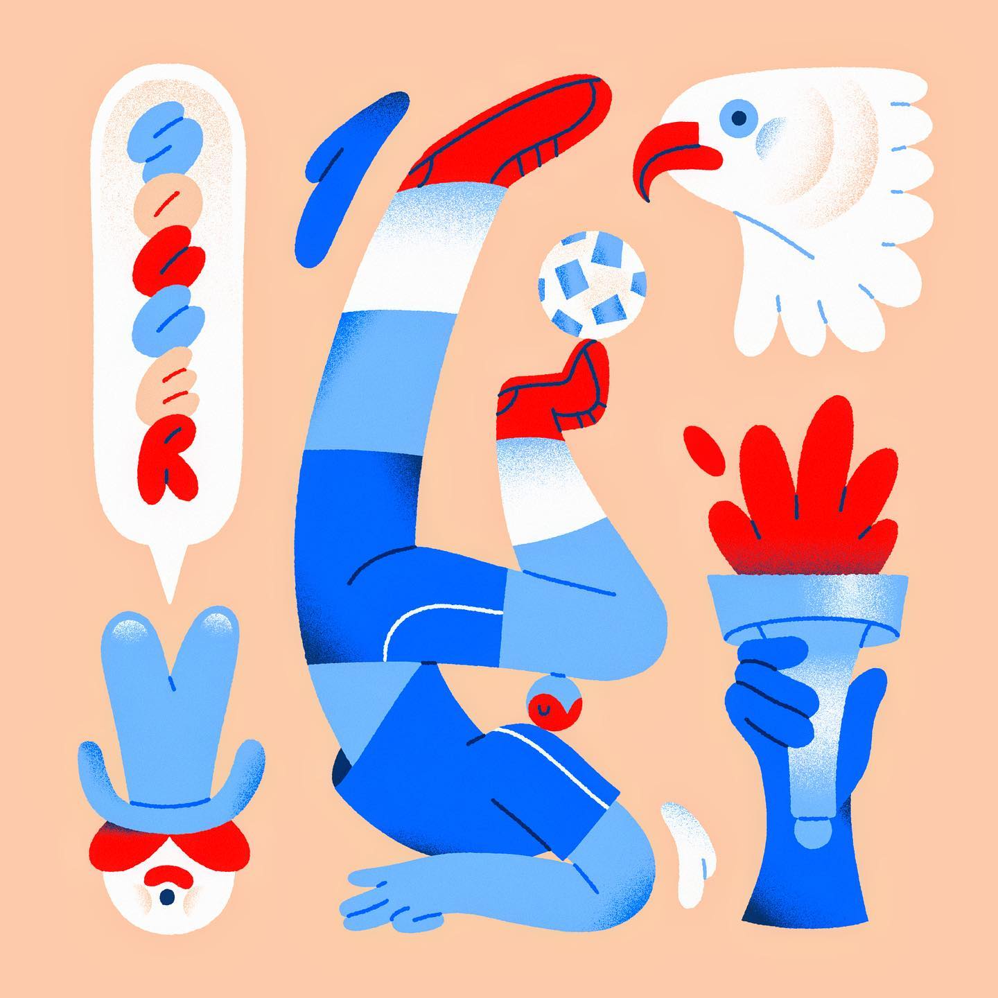 溢出画面的chill气息 - 美国插画家Spencer Gabor的插画作品｜365天的好设计NO.75（图ZMTUwNjk5MTI=） - 观点 - 站酷设计师站酷资讯原创素材 - 站酷ZCOOL