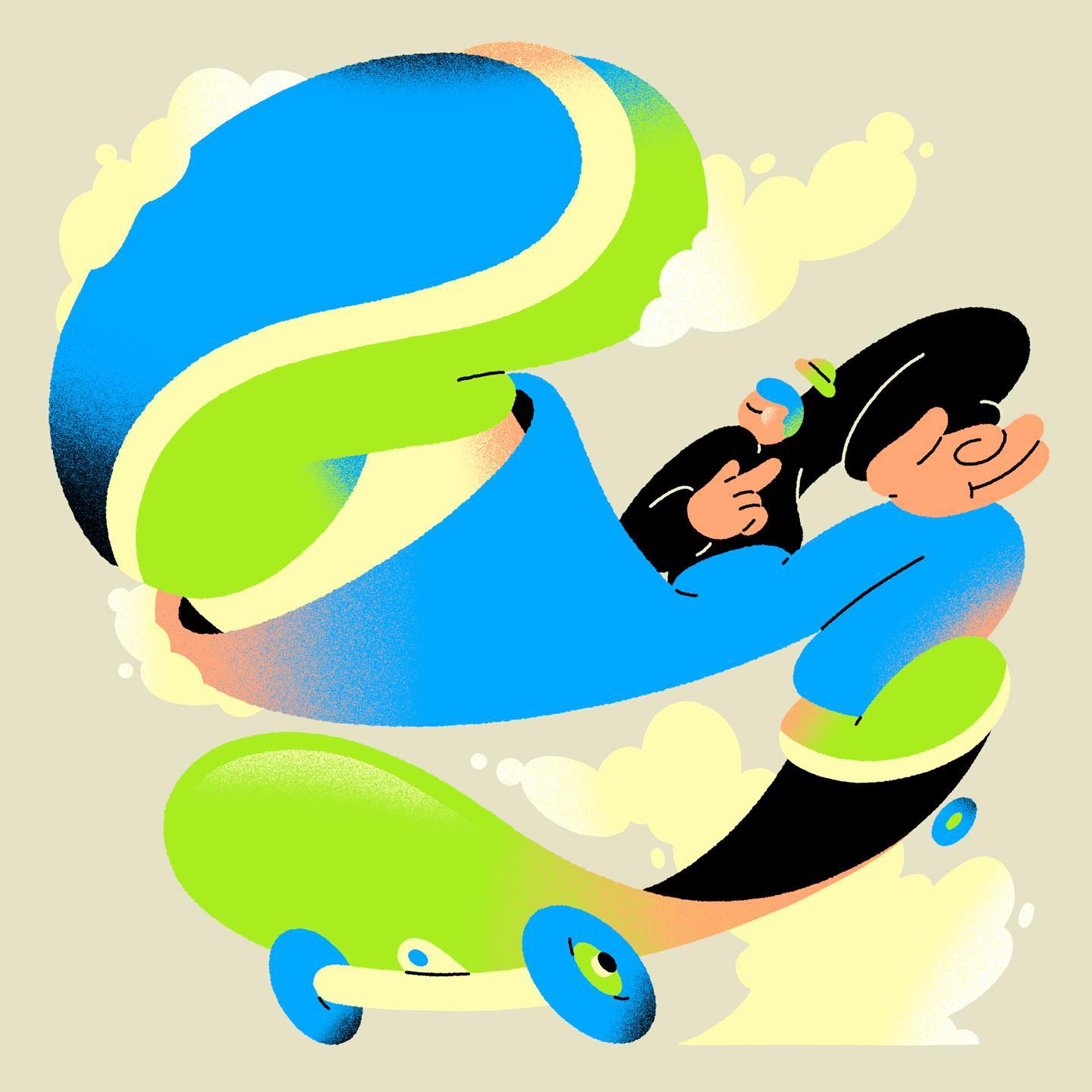 溢出画面的chill气息 - 美国插画家Spencer Gabor的插画作品｜365天的好设计NO.75（图ZMTUwNjk5MjA=） - 观点 - 站酷设计师站酷资讯原创素材 - 站酷ZCOOL