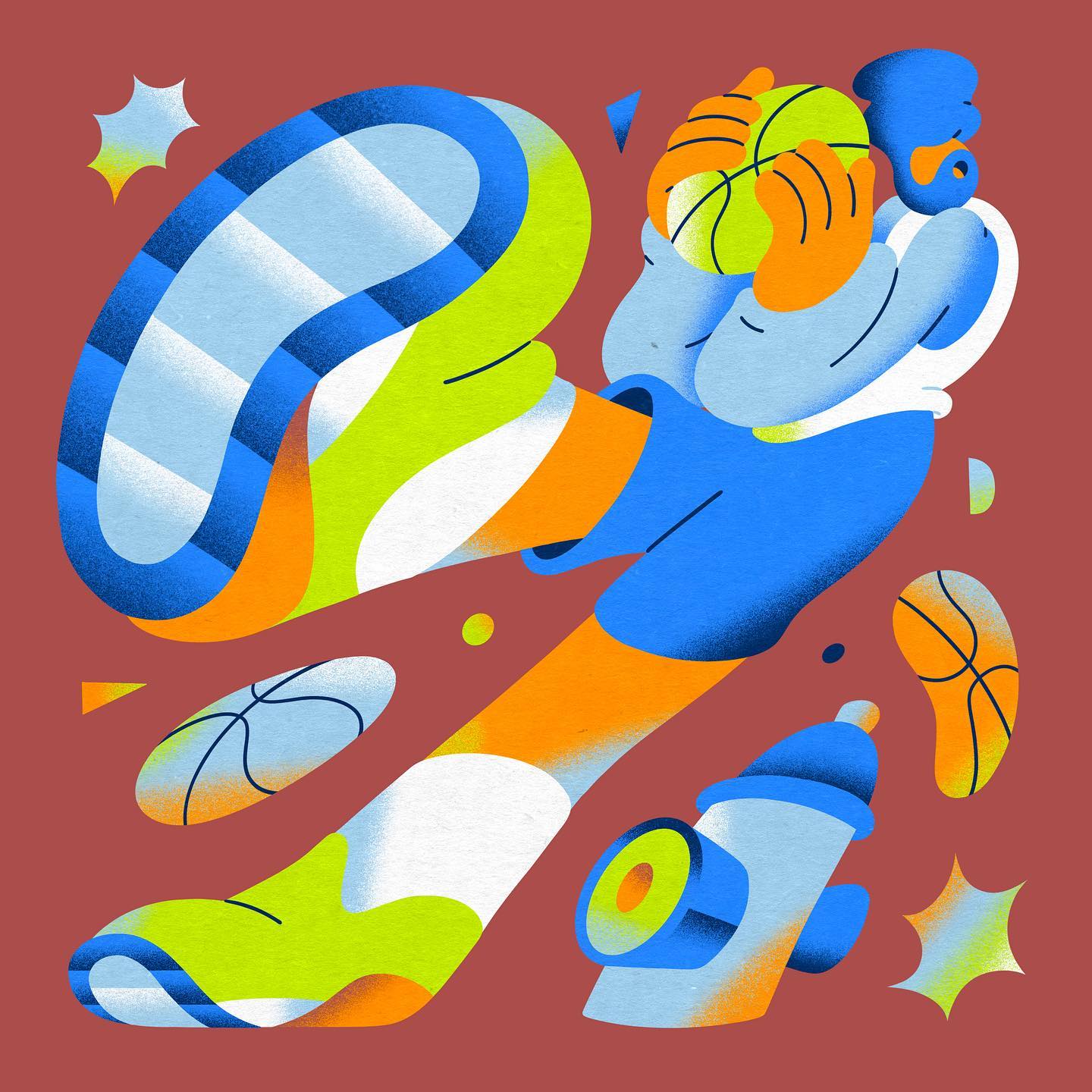 溢出画面的chill气息 - 美国插画家Spencer Gabor的插画作品｜365天的好设计NO.75（图ZMTUwNjk5Mjg=） - 观点 - 站酷设计师站酷资讯原创素材 - 站酷ZCOOL