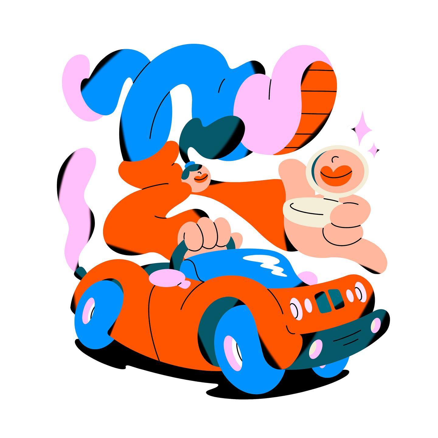 溢出画面的chill气息 - 美国插画家Spencer Gabor的插画作品｜365天的好设计NO.75（图ZMTUwNjk5NDA=） - 观点 - 站酷设计师站酷资讯原创素材 - 站酷ZCOOL