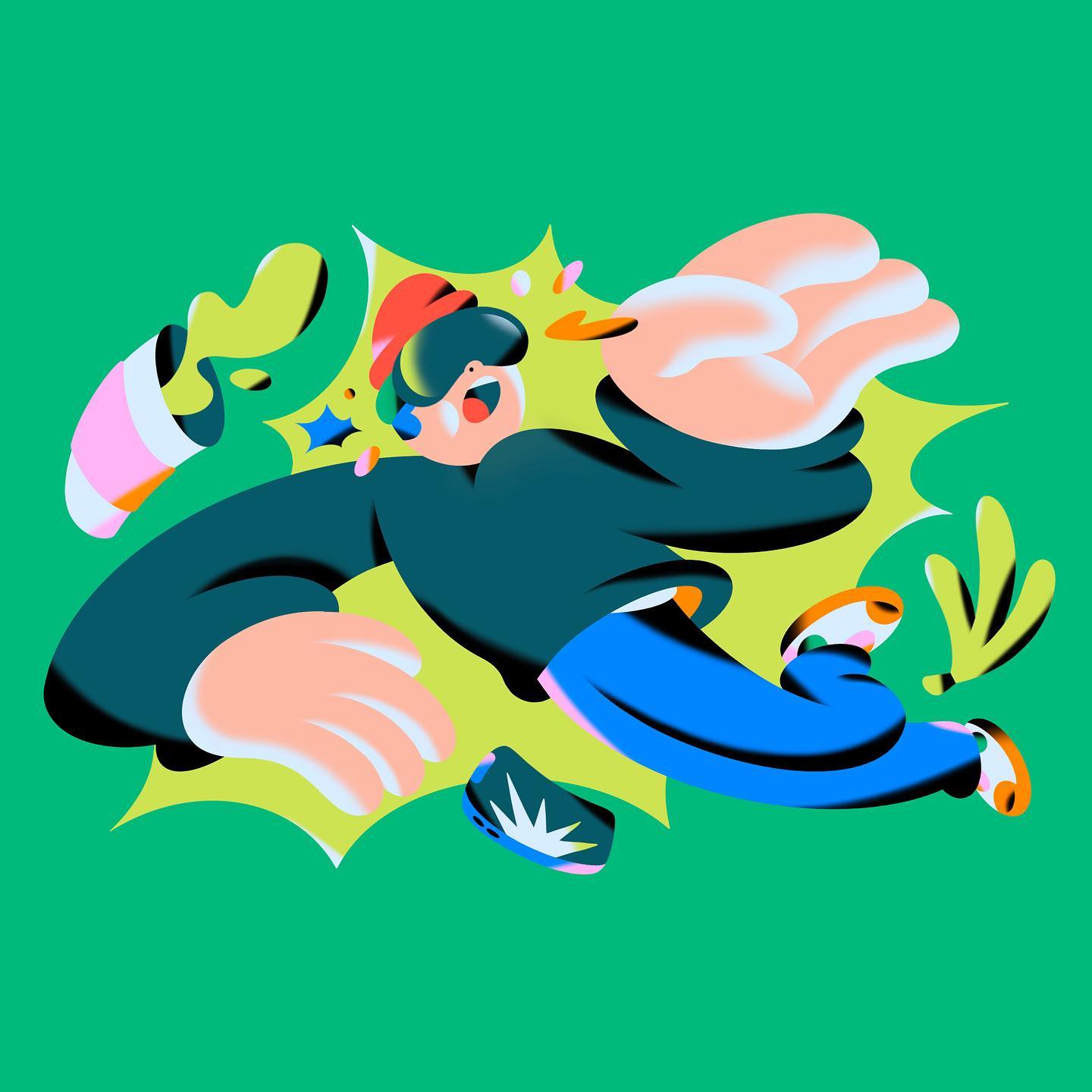 溢出画面的chill气息 - 美国插画家Spencer Gabor的插画作品｜365天的好设计NO.75（图ZMTUwNjk5NDQ=） - 观点 - 站酷设计师站酷资讯原创素材 - 站酷ZCOOL