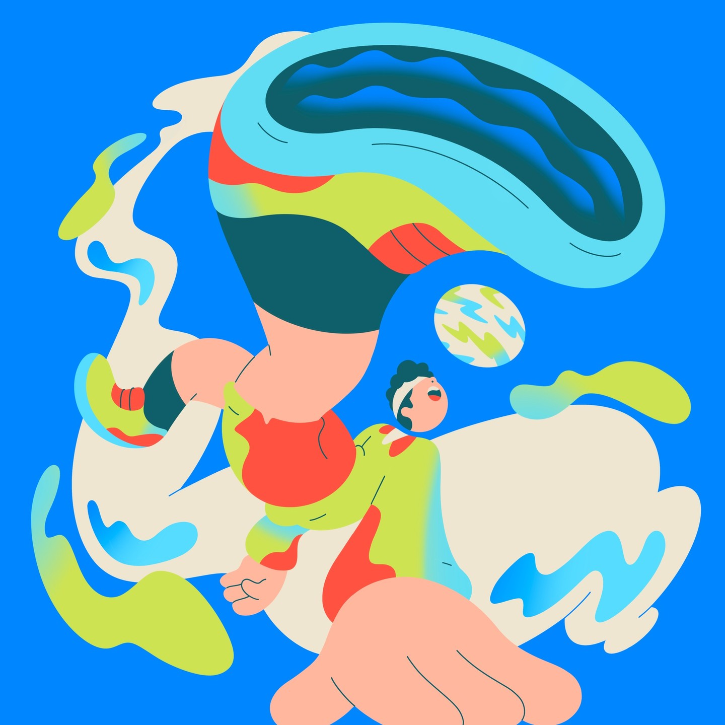 溢出画面的chill气息 - 美国插画家Spencer Gabor的插画作品｜365天的好设计NO.75（图ZMTUwNjk5NjA=） - 观点 - 站酷设计师站酷资讯原创素材 - 站酷ZCOOL