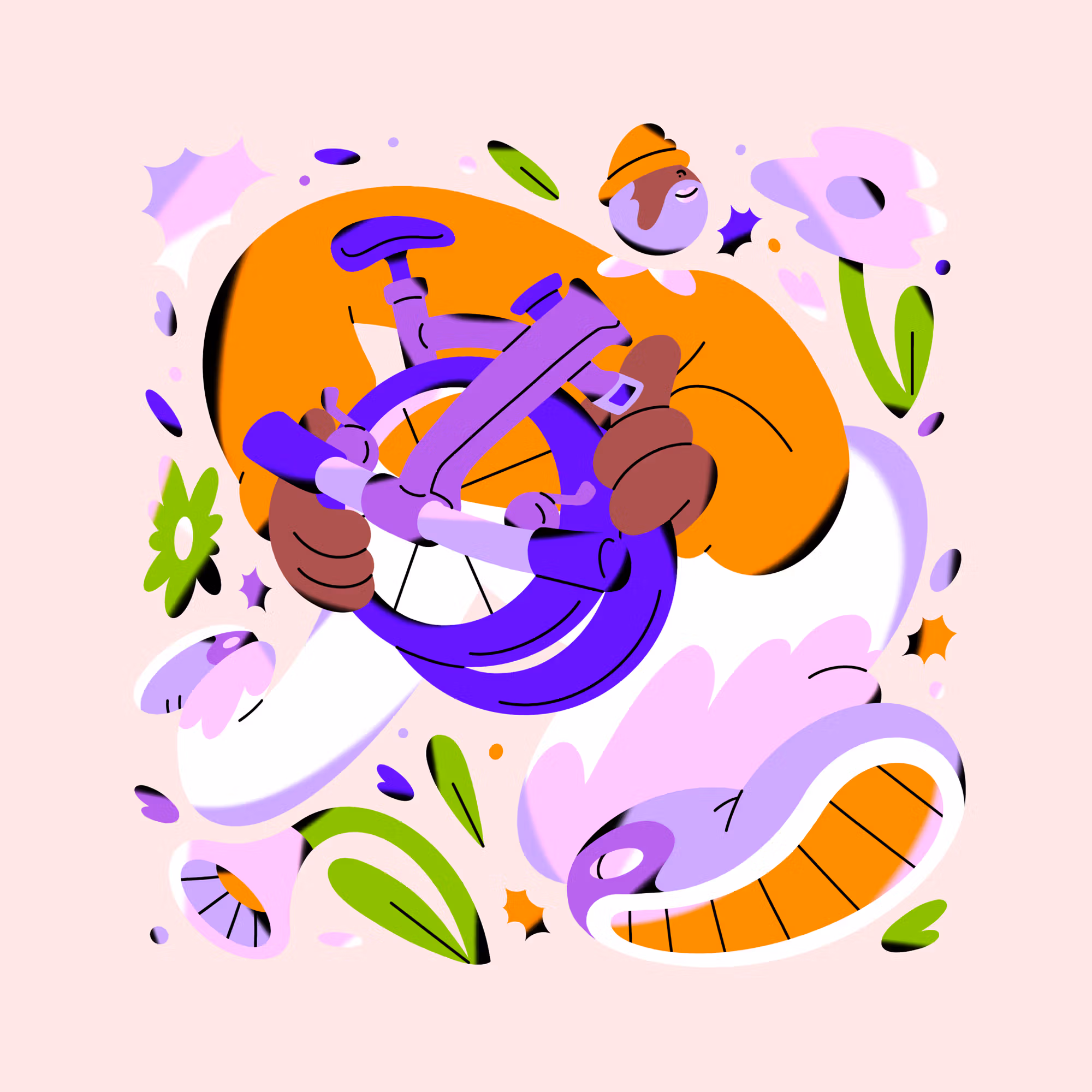 溢出画面的chill气息 - 美国插画家Spencer Gabor的插画作品｜365天的好设计NO.75（图ZMTUwNjk5NzY=） - 观点 - 站酷设计师站酷资讯原创素材 - 站酷ZCOOL