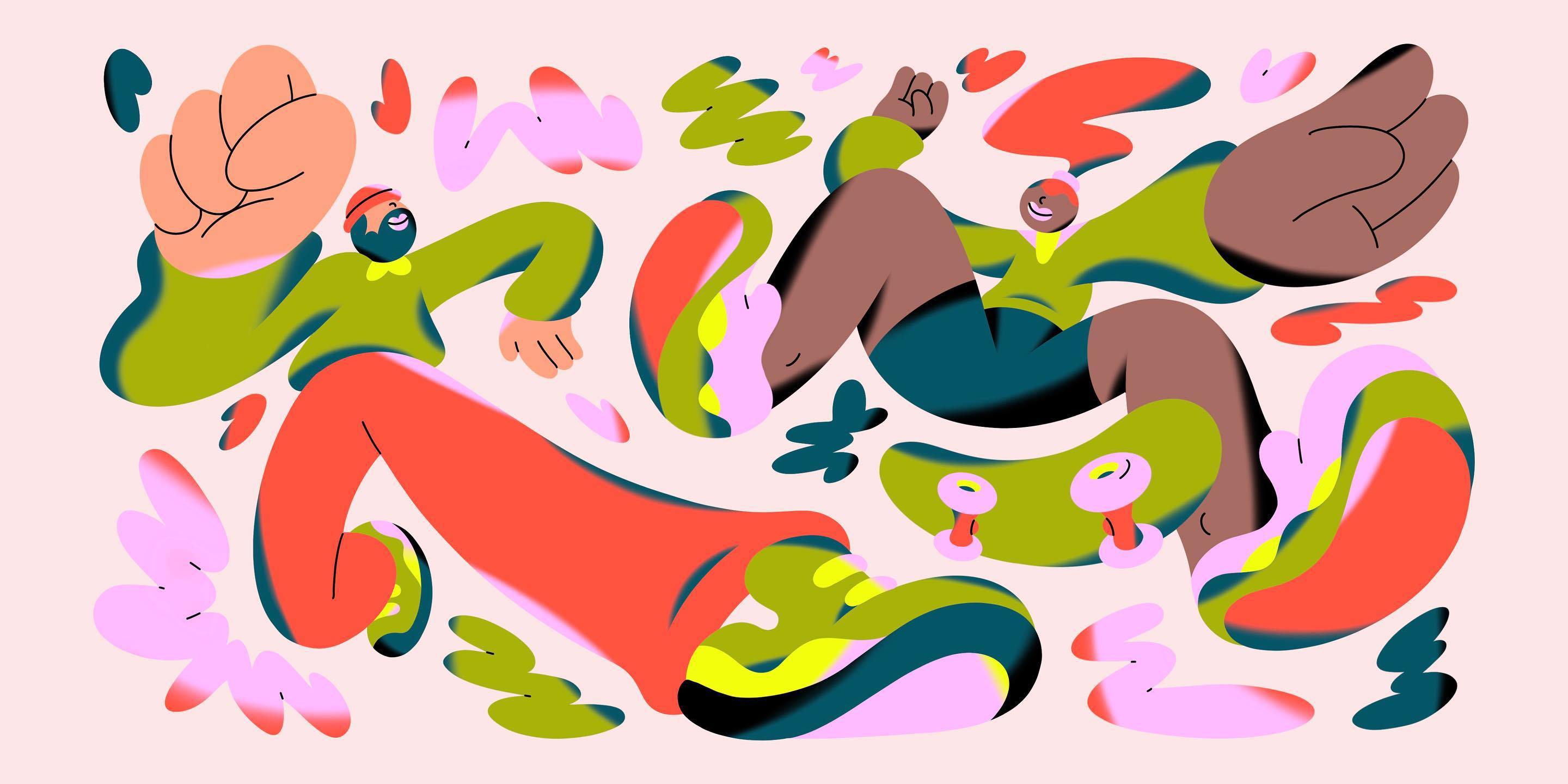 溢出画面的chill气息 - 美国插画家Spencer Gabor的插画作品｜365天的好设计NO.75（图ZMTUwNjk4ODg=） - 观点 - 站酷设计师站酷资讯原创素材 - 站酷ZCOOL