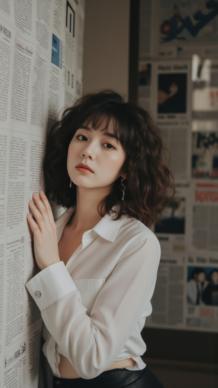 2025怀旧美学密码！AI生成“90年代胶片感女作家”人像，老台灯光晕竟带柏林噪声算法