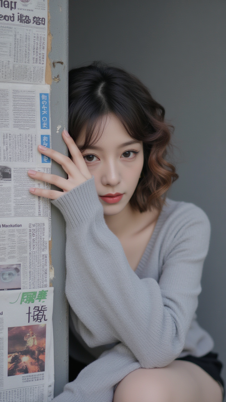 2025怀旧美学密码！AI生成“90年代胶片感女作家”人像，老台灯光晕竟带柏林噪声算法