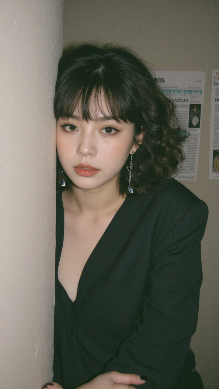 2025怀旧美学密码！AI生成“90年代胶片感女作家”人像，老台灯光晕竟带柏林噪声算法